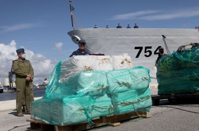 U.S. Coast Guard Offloads Largest Drug Seizure In Its History In Florida