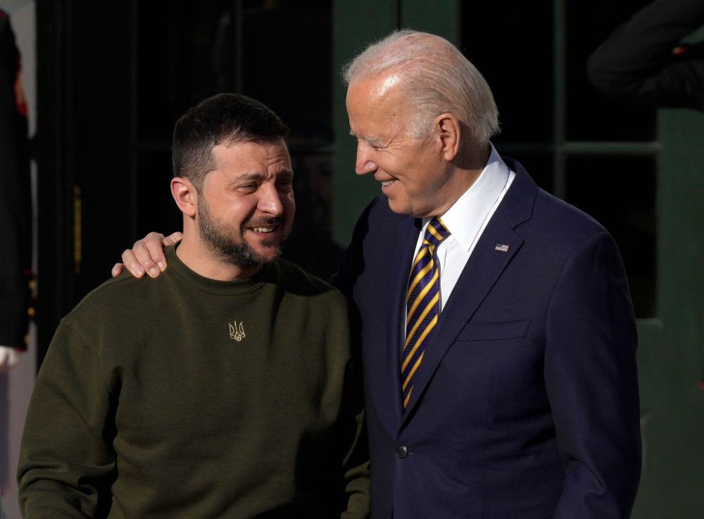 President Biden Welcomes President Of Ukraine Volodymyr Zelensky To The White House