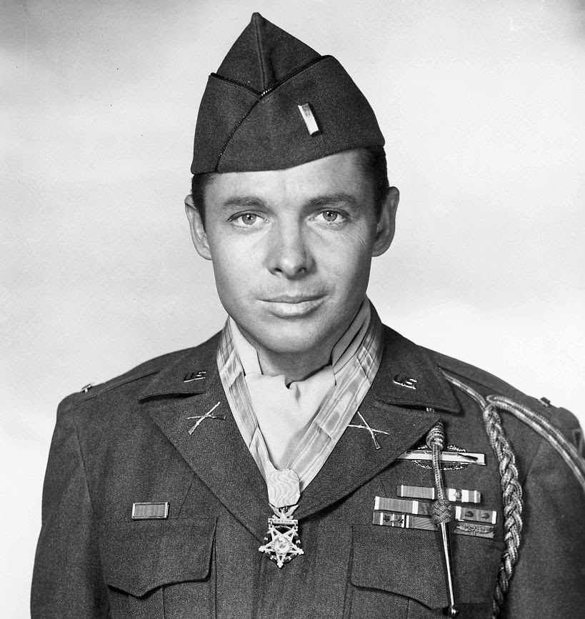 American soldier and actor Audie Murphy plays himself in the autobiographical film “To Hell and Back,” 1955. (Photo by Silver Screen Collection/Getty Images)