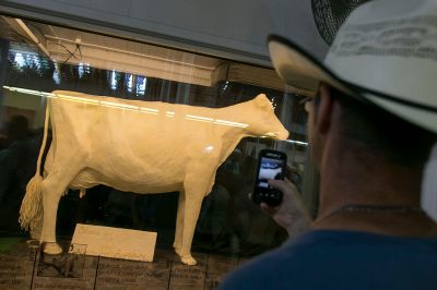 Butter Cow at the Iowa State Fair