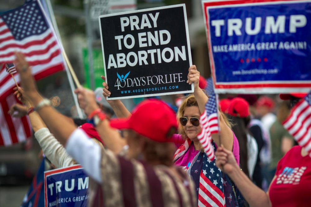 Pro-Trump Rally Held In Los Angeles