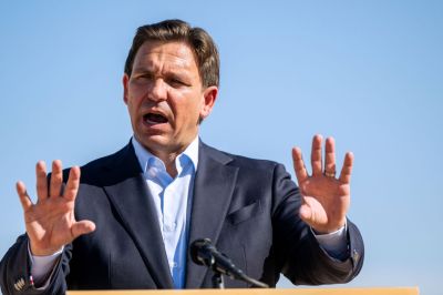 Republican Presidential Candidate Ron DeSantis Campaigns In Texas
