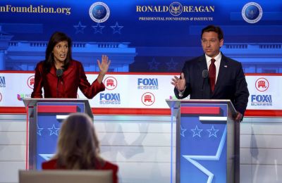 Second Republican Primary Debate Held At Ronald Reagan Presidential Library