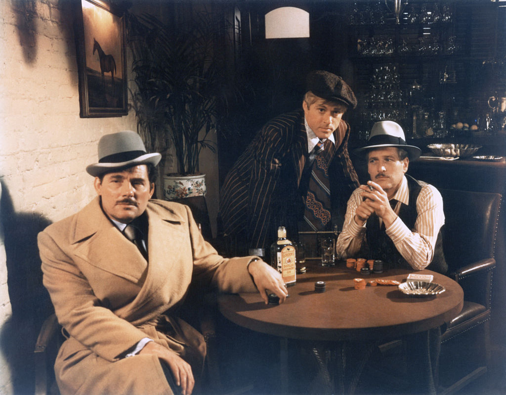 On the set of The Sting