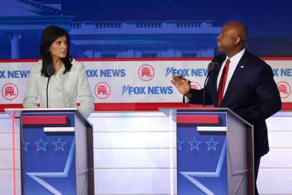 Presidential Hopefuls Square Off In First GOP Debate