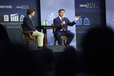 Republican Presidential Candidates Speak At The Family Leadership Summit in Iowa