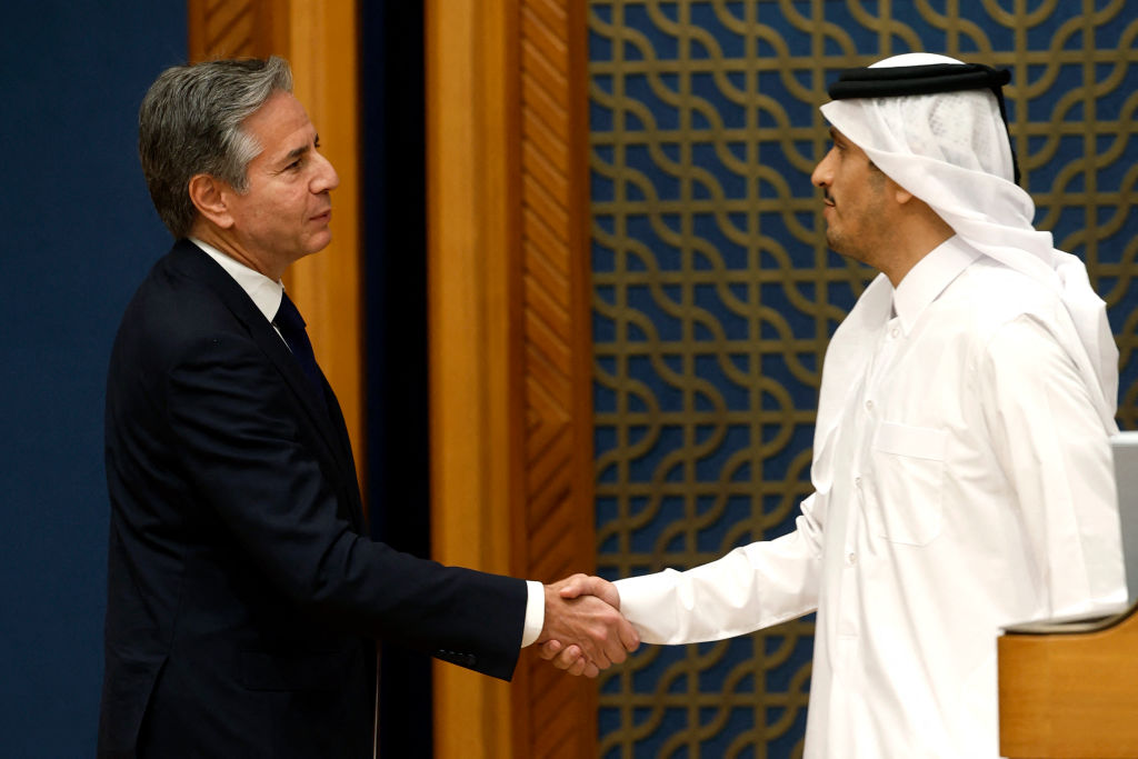 QATAR-US-ISRAEL-PALESTINIANS-CONFLICT-DIPLOMACY