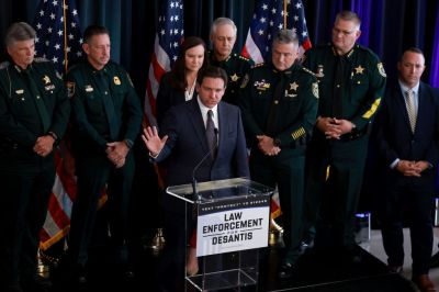 Florida Governor DeSantis Campaigns For President In Tampa