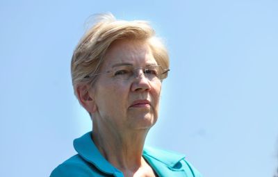 Senator Warren Holds Press Conference On Bank Fees