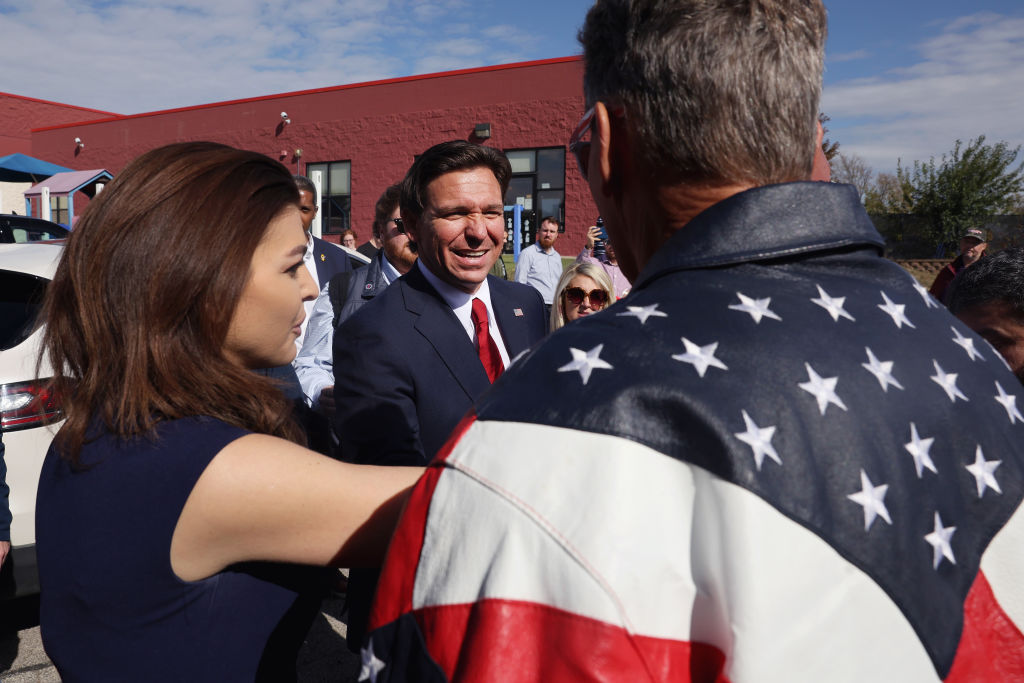 Presidential Candidate Ron DeSantis Campaigns In Iowa