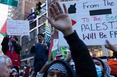 Pro Palestinean rally and march in New York City