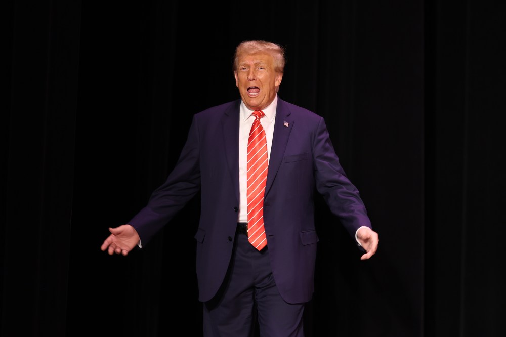 Donald Trump Holds Campaign Rally In  Sioux City, Iowa