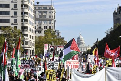 Pro-Palestinian rally in Washington DC