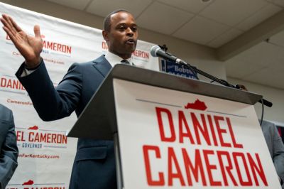 Kentucky’s Attorney General Daniel Cameron Campaigns In Race Against Current Governor Andy Beshear