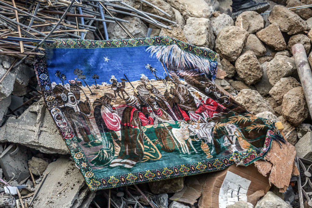 Israel hit the historical church where civilians took shelter in Gaza