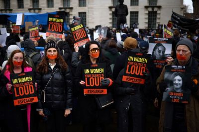 BRITAIN-ISRAEL-PALESTINIAN-CONFLICT-DEMO-WOMEN