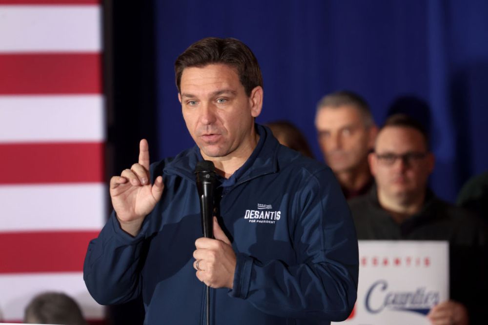 Ron DeSantis Holds His 99th Campaign Rally In Iowa