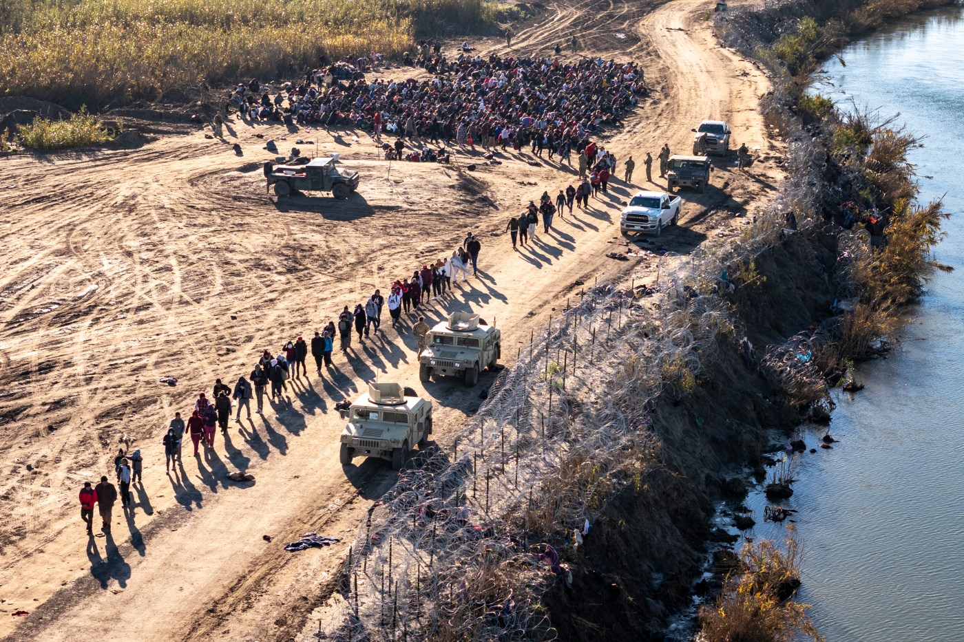 Surge Of Migrants Overwhelms Border Crossings