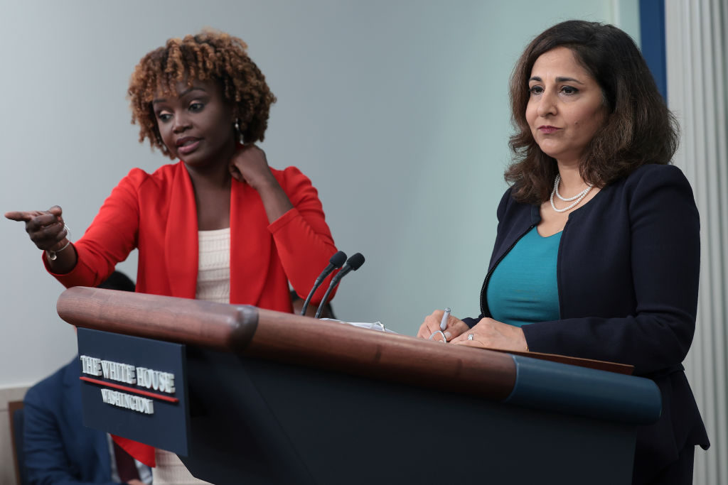 Press Secretary Karine Jean-Pierre Holds White House Media Briefing