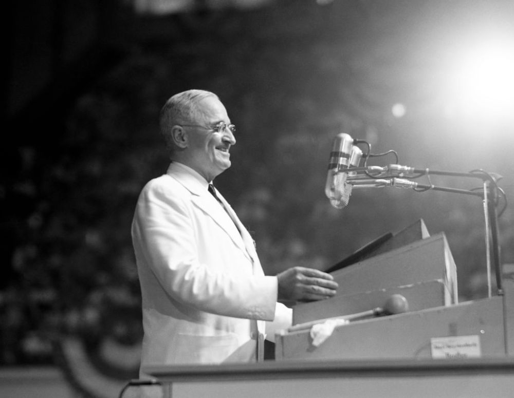 President Truman at the 1948 Democratic National Convention