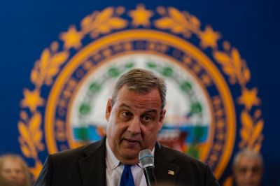 GOP Presidential Candidate Chris Christie Hosts Town Hall In Bedford, New Hampshire