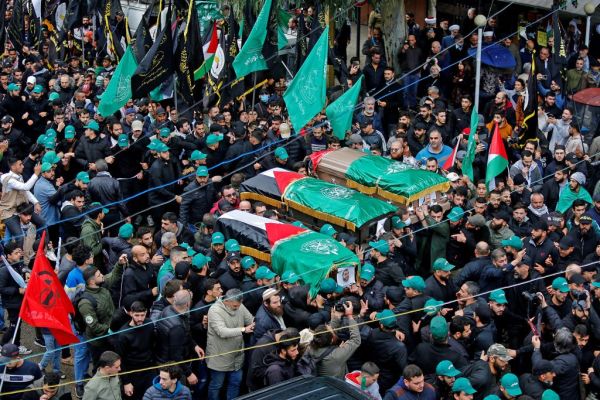LEBANON-BEIRUT-HAMAS OFFICIALS-FUNERAL