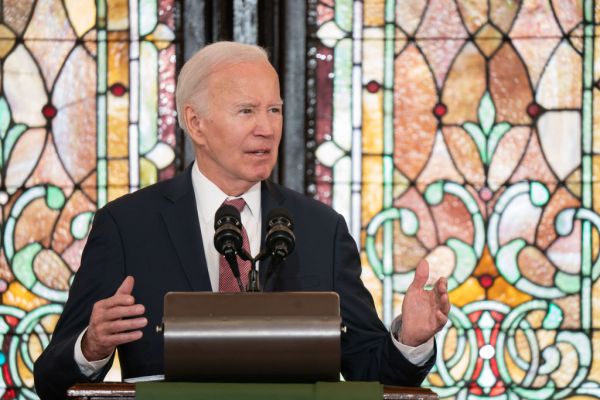President Biden Delivers Remarks Emanuel AME Church In South Carolina As He Campaigns For Re-Election