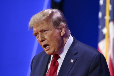 Former US President Trump speaks at CPAC in Maryland