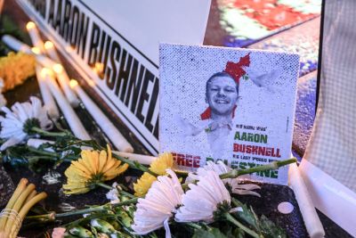 Hundreds mourn US airman who self-immolated at Israeli Embassy in protest of Gaza war