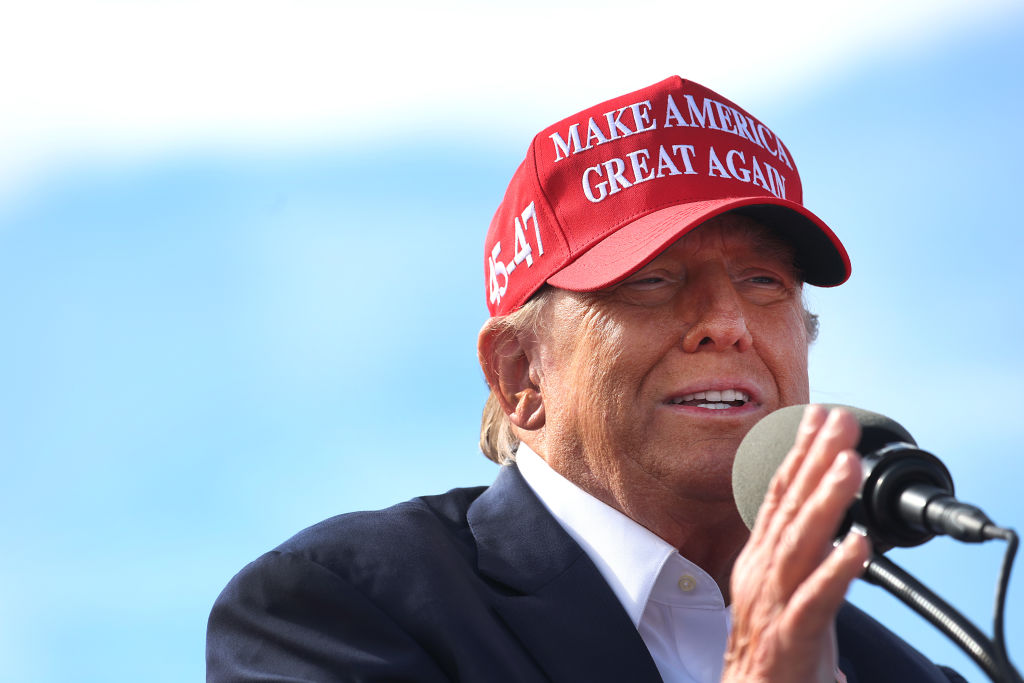 Former President Trump Holds A Campaign Rally In Ohio