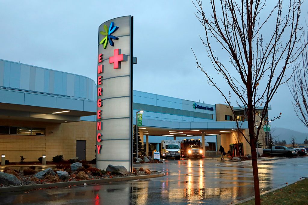 Emergency entrance at hospital
