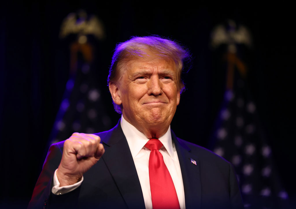 Donald Trump Hosts Caucus Night Watch Party In Las Vegas