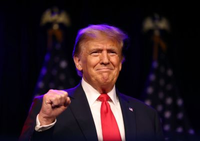 Donald Trump Hosts Caucus Night Watch Party In Las Vegas