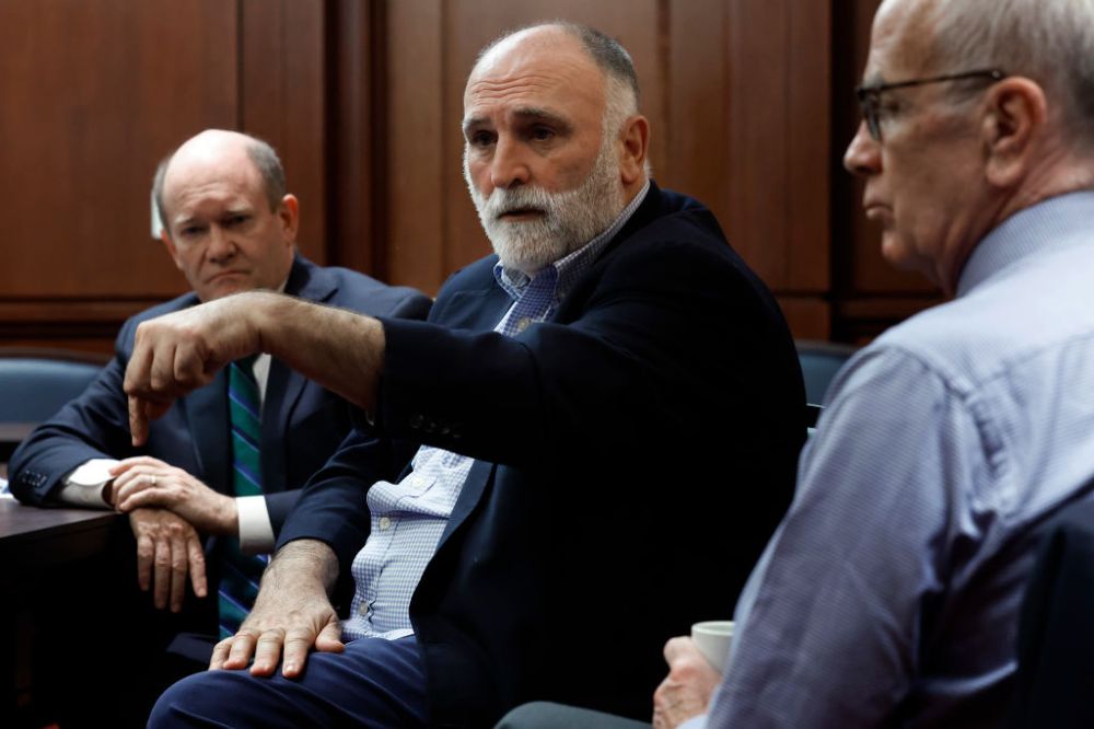 World Central Kitchen Chef Jose Andres Meets With Lawmakers On Capitol Hill