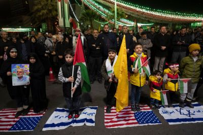 Protest Against Israeli Air Strike Against Iranian Consulate In Syria