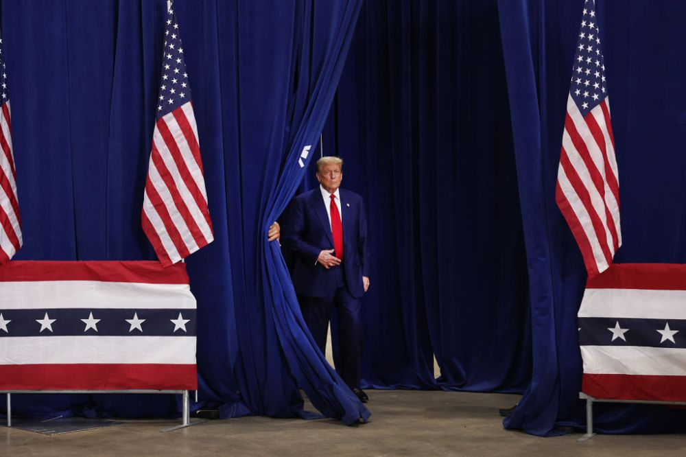 Donald Trump Holds Presidential Campaign Rally In Green Bay, Wisconsin