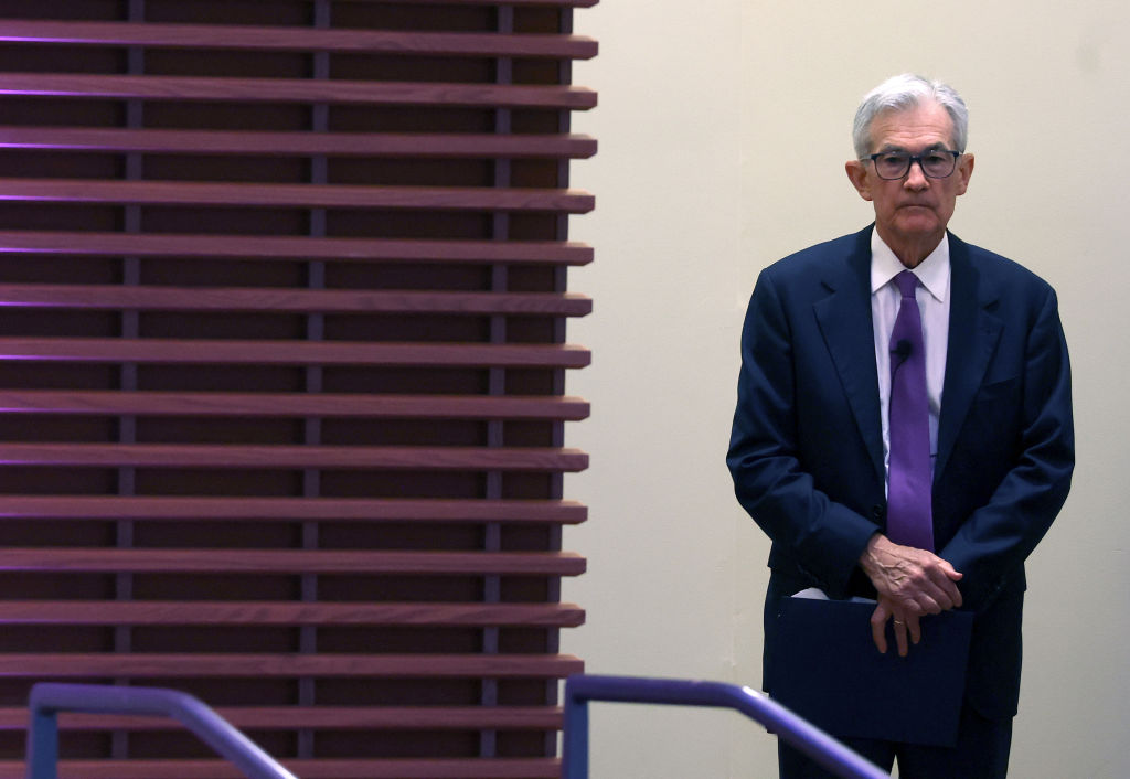 Fed Chair Powell And Google CEO Sundar Pichai Speak At Stanford University