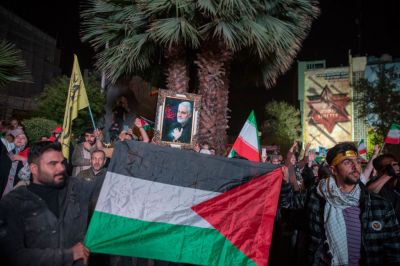 Tehran Residents Celebrate As Iran Launches Attack On Israel