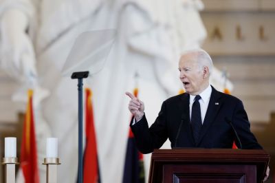Holocaust Day Of Remembrance Ceremony Held At U.S. Capitol