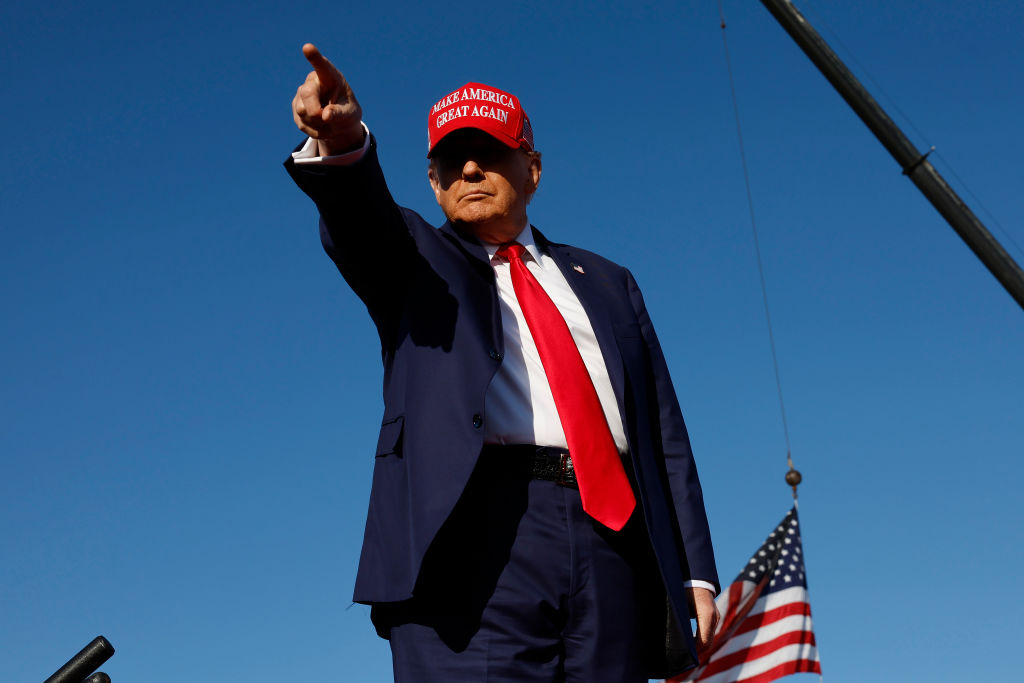 Donald Trump Holds Campaign Rally At The Jersey Shore