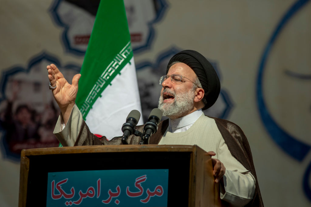 Iranian Government Supporters March On The Anniversary Of The US-Iran Hostage Crisis