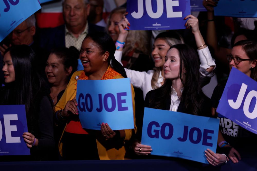 President Biden And Vice President Harris Speak At DNC Winter Meeting In Philadelphia