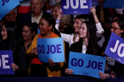 President Biden And Vice President Harris Speak At DNC Winter Meeting In Philadelphia