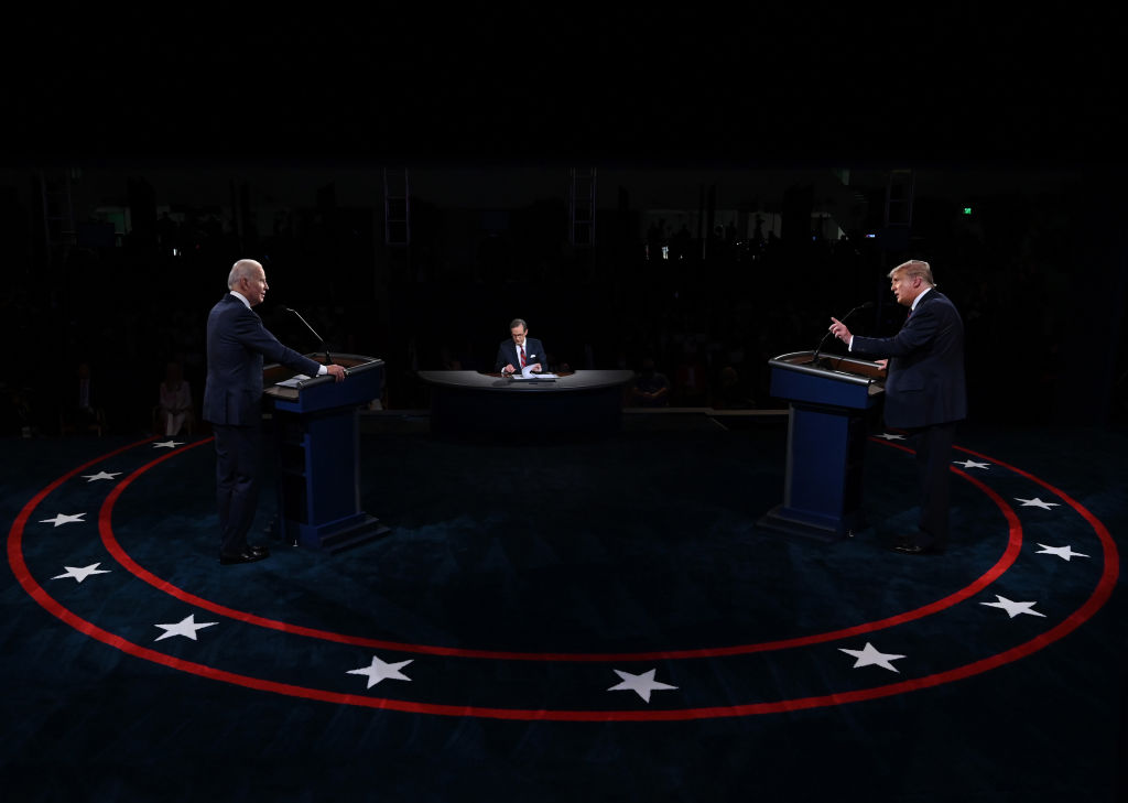 Donald Trump And Joe Biden Participate In First Presidential Debate