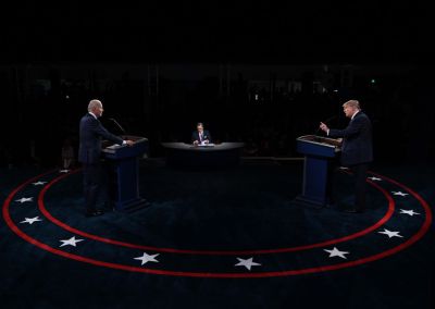 Donald Trump And Joe Biden Participate In First Presidential Debate
