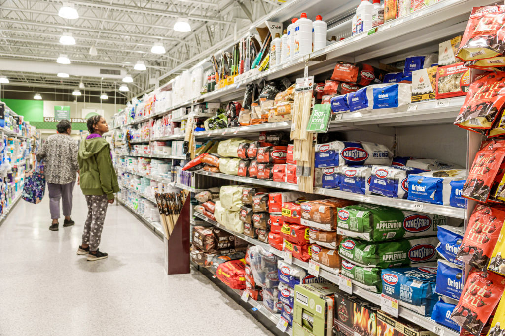 Roswell, Atlanta, Georgia, Publix Grocery Store, two women shopping