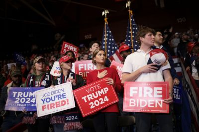 Republican Presidential Candidate Donald Trump Holds Campaign Rally In Rock Hill, South Carolina
