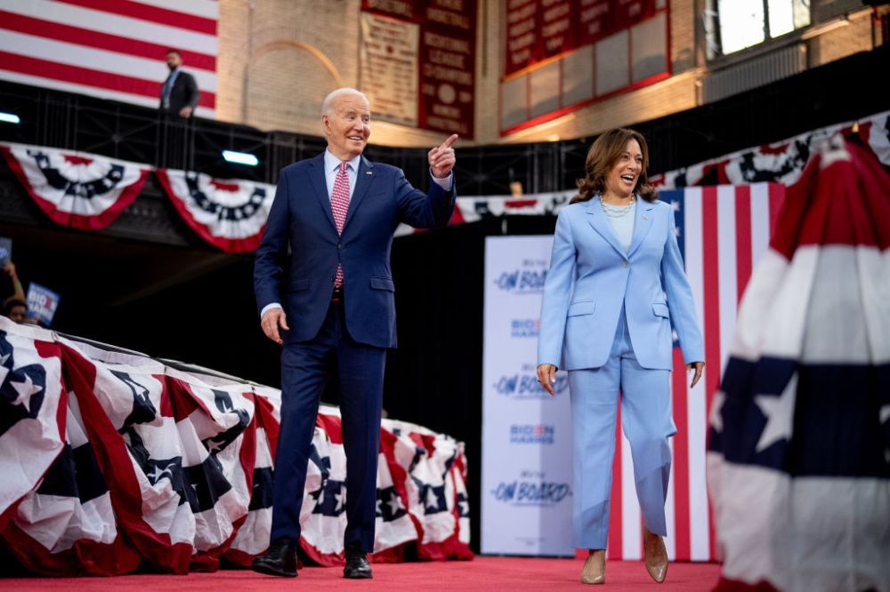 President Biden Holds Campaign Rally In Philadelphia