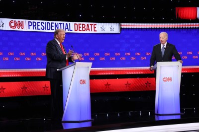 Donald Trump And Joe Biden Participate In First Presidential Debate