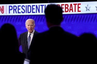 Donald Trump And Joe Biden Participate In First Presidential Debate